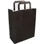 Paper carrying Bags Black 22x10x28mm - Horecavoordeel.com