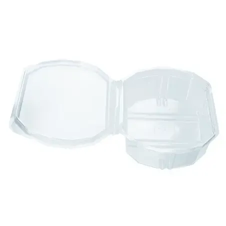 Salad container 8 angled Included Lid 500cc - Horecavoordeel.com