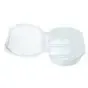 Salad container 8 angled Included Lid 500cc - Horecavoordeel.com