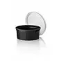 Salad trays - containers 115 Series 350cc PP Black Injection 115/50 - Horecavoordeel.com