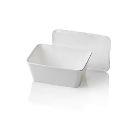 Microwave Meal containers - Bins 173 Series 1000cc Rectangle PP White  - Horecavoordeel.com