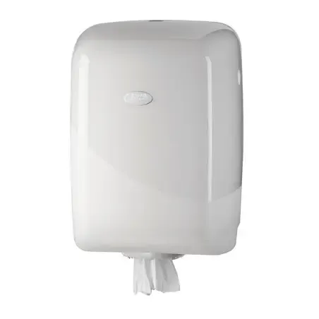 Paper Roll Dispenser Midi Euro Pearl White - Horecavoordeel.com