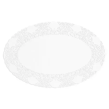 Cake papers Cellulose Oval 24x17cm White - Horecavoordeel.com