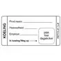 Day labels Refrigerator 35x75mm White - Horecavoordeel.com