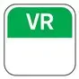 Day labels Friday 25x25mm Green Removable - Horecavoordeel.com