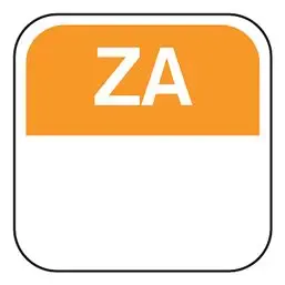 Day labels Saturday 25x25mm Orange Removable - Horecavoordeel.com