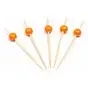 Bamboo Prickers with Orange bulb 120mm - Horecavoordeel.com