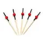 Bamboo Prickers Black with small red bulb 70mm - Horecavoordeel.com