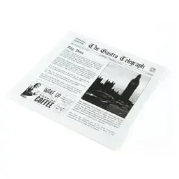 Fat closed Paper Bagsje News Paper 2 Open Zijdes 130x150mm - Horecavoordeel.com