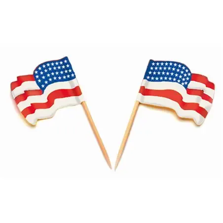 Flag Prickers Usa Waving  - Horecavoordeel.com
