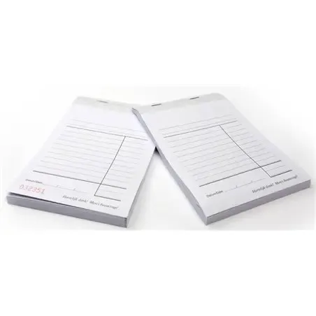 Cash register block with Carbon 50 Sheet Numbered  - Horecavoordeel.com