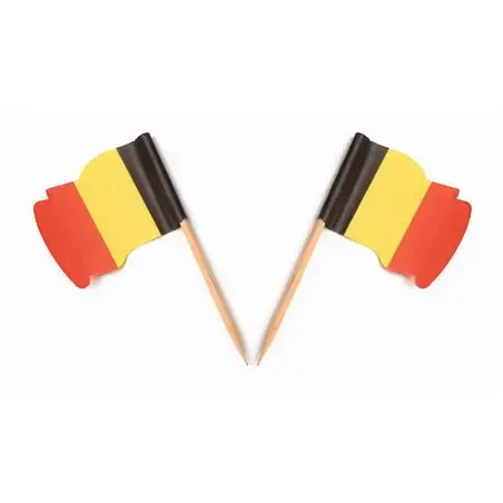 Flag Prickers Belgium Waving  - Horecavoordeel.com