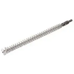 Pipe Brush For Flexible Cable with Polyester Fibers, Medium ø12x200mm, Medium White - Horecavoordeel.com