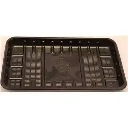 Meat Tray KS 73 L Black Apet 230x135x20mm - Horecavoordeel.com