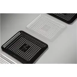 Meat Tray 14½ x18cm With Pane Transparent Plastic Hero  - Horecavoordeel.com