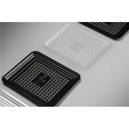 Meat Tray 14½ x18cm With Pane Transparent Plastic Hero  - Horecavoordeel.com