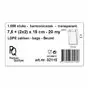 Poly bags LDPE 7,5x2x15cm20my