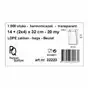 Poly bags LDPE 14x4x32cm 20my