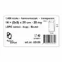 Poly bags LDPE 16x5x35cm 20my