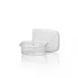 Salad trays - containers 108 Series 200cc Rectangle smooth Transparent 108/40 - Horecavoordeel.com