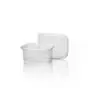 Salad trays - containers 108 Series 250cc Rectangle smooth Transparent 108/45 - Horecavoordeel.com