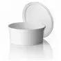 Salad trays - containers 115 Series 350cc PP White Injection 115/50 - Horecavoordeel.com