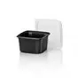 114 Series 500cc trays - containers Square PP Black - Horecavoordeel.com