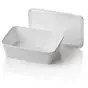Microwave Meal containers - Bins 173 Series 650cc Rectangle PP White - Horecavoordeel.com