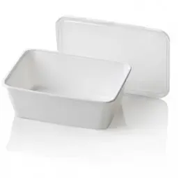 Microwave Meal containers - Bins 173 Series 950cc Rectangle PP White - Horecavoordeel.com