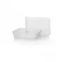 Microwave Meal containers - Bins 173 Series 500cc Rectangle PP Transparent - Horecavoordeel.com