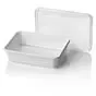 Microwave Meal containers - Bins 182 Series 650cc Rectangle PP White - Horecavoordeel.com