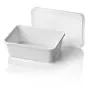 Microwave Meal containers - Bins 182 Series 1000cc Rectangle PP White - Horecavoordeel.com