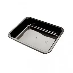 Menu tray PP Sealable 1-compartment Black M10/42  - Horecavoordeel.com