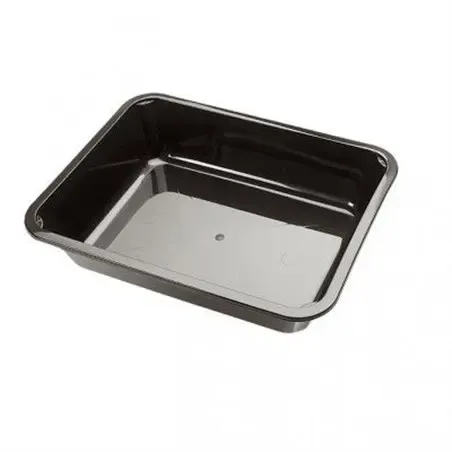 Menu tray PP Sealable 1-compartment Black M10/50  - Horecavoordeel.com