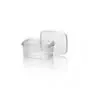 Salad trays - containers 109 Series 500cc Rectangle PP + Lid Seal closure Transparent 109x86x95 - Horecavoordeel.com