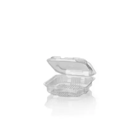 Saladbowl with fixed Lids 250cc PET Crystal clear - Horecavoordeel.com