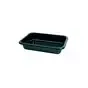 CPET Trays 187x137x34mm  600cc 1- compartment Black - Horecavoordeel.com