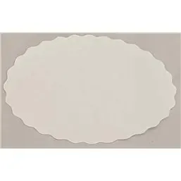 Hamburger Ovals Large 12,2x14,5cm White - Horecavoordeel.com