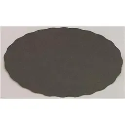 Hamburger Ovals Large 12,2x14,5cm Black - Horecavoordeel.com