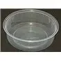 Round Salad trays - containers 101 Series Ribbed PP Transparent 125cc Ø 101mm  - Horecavoordeel.com