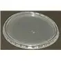 Round Salad lids for trays - containers 101 Series Ribbed PP Transparent Ø 101mm  - Horecavoordeel.com