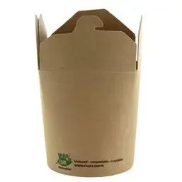 Noodlebox 16oz "100% FAIR" 470ml  82 x 70 x 980mm  - Horecavoordeel.com