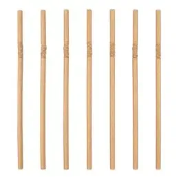 BuigPaper Straws Brown Ø 6mm x 20cm "100% Fair" - Horecavoordeel.com