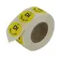 Labels Flush (Tue go on Thu) Yellow Ø 19mm - Horecavoordeel.com