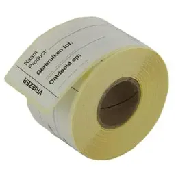 Labels (Freezer) White 7cm Ø35mm - Horecavoordeel.com