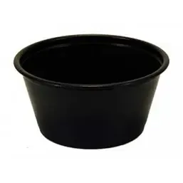 Portion Cups PP Black 60ml Ø 44mm - Horecavoordeel.com
