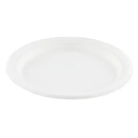 Plates made of Sugarcane Ø 23cm - Horecavoordeel.com