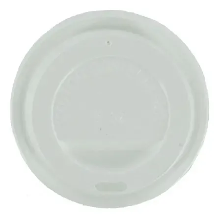 Lids for Coffee To Go Cups White PS Ø 71mm - Horecavoordeel.com