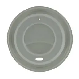 Lids for Coffee To Go Cups White Sugarcane Ø 90mm - Horecavoordeel.com