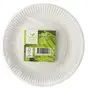 Cardboard Plates Round Ø 230mm White - Horecavoordeel.com